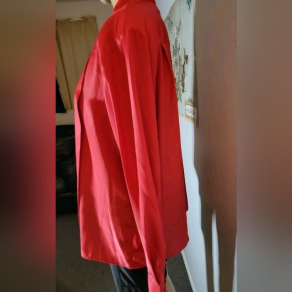 Vintage Yves St. Clair Triple Colar Shirt size 12 - Picture 3 of 5